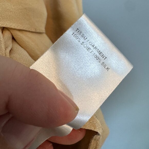 CHLOE round neck silk tank in tan/beige size 38 or US 6 - Picture 10 of 14